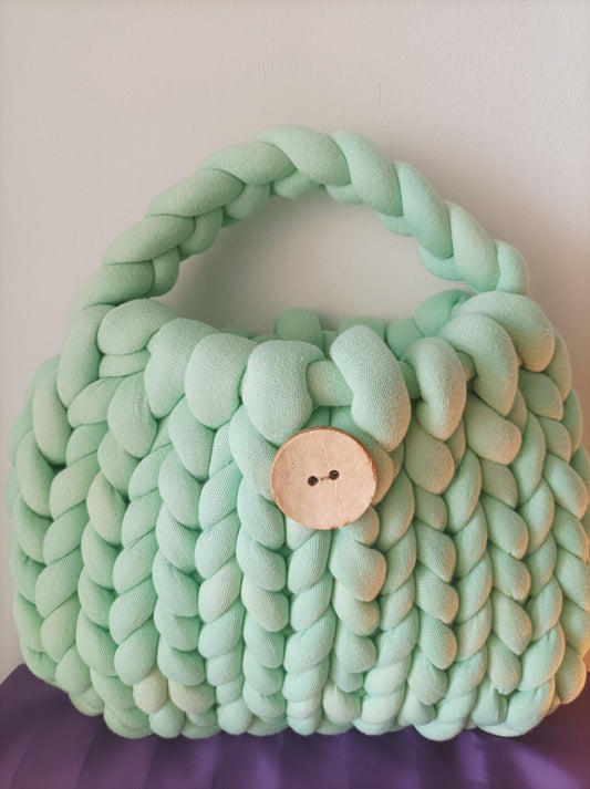 Mint Yarn Bag