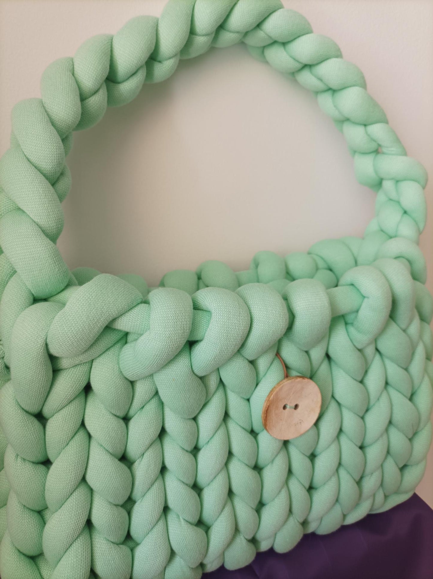 Mint Yarn Bag