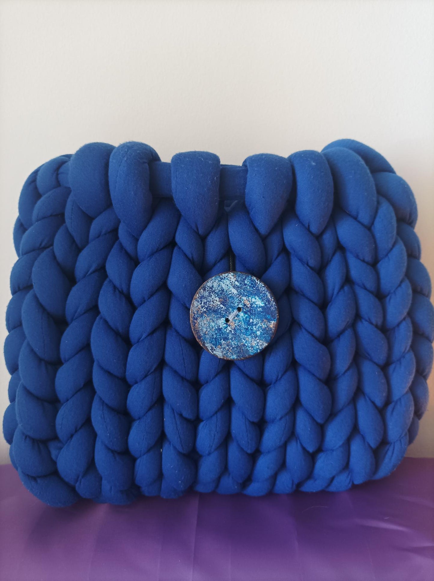 Mini Blue Yearn Bag